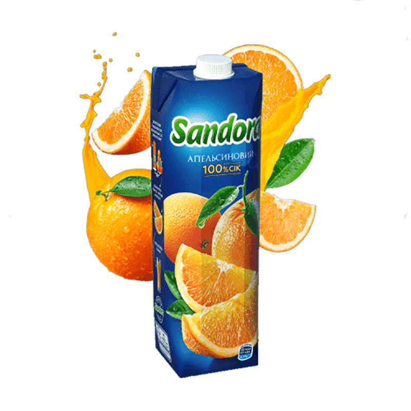 Стакан соку Sandora
